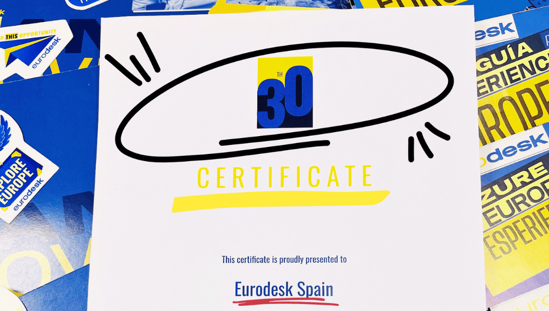 Certificado 30 años Eurodesk España