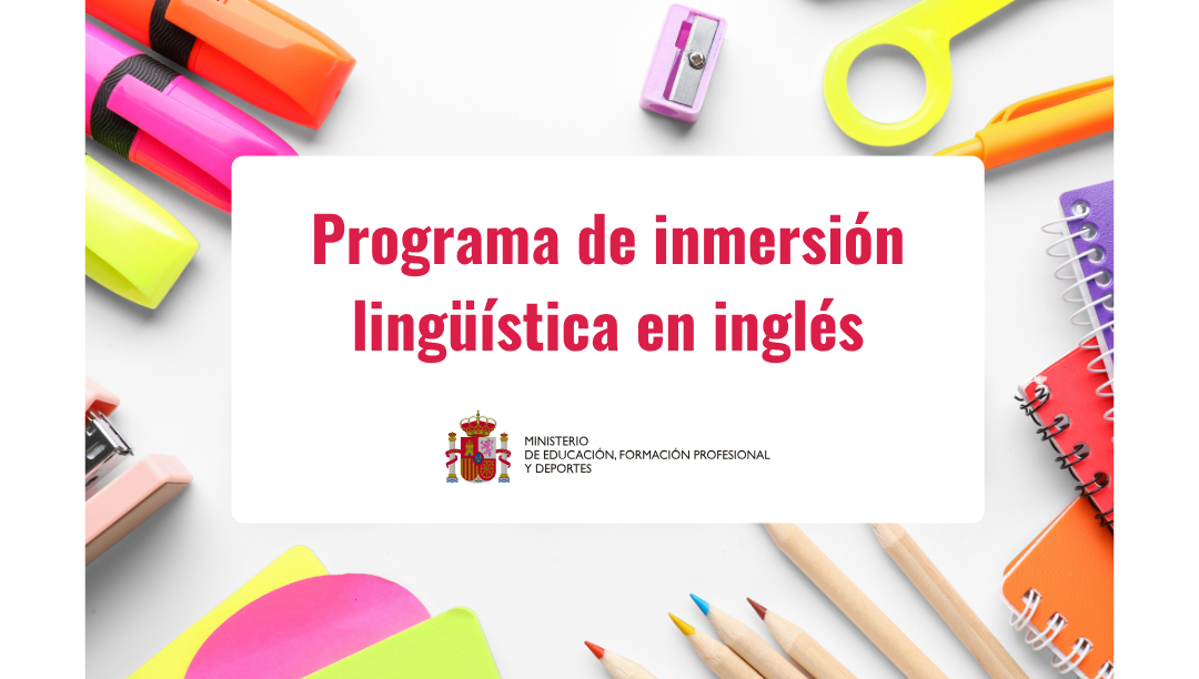 Programa de inmersión lingüística en inglés