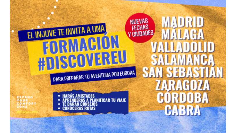 Nuevas fechas para preparar tu viaje #DiscoverEU