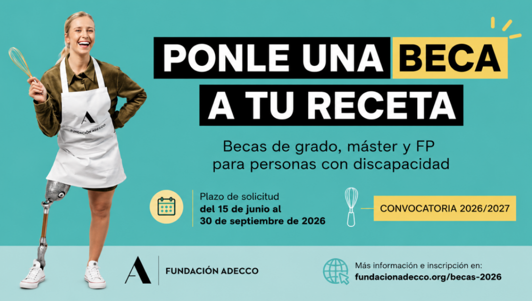 IX Convocatoria de Becas de FP, Grado y Máster Fundación Adecco