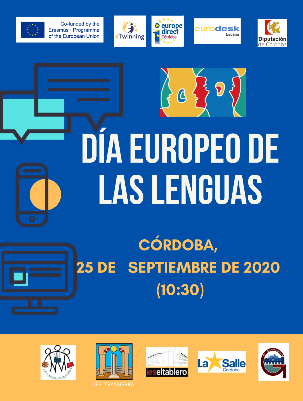 Cartel día europeo de las lenguas